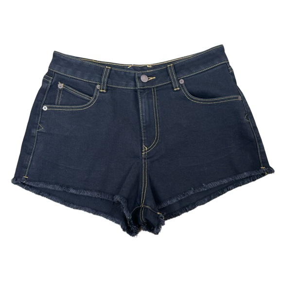 NWT Volcom 1991 Stoned Black Out Mid Rise Cut Off Shorts Women’s  26 27 - Picture 2 of 7